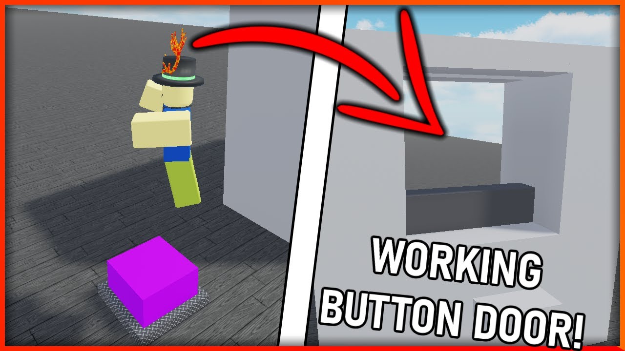 Working Button Door Obby Creator Tutorial Youtube - how to make a two button opening door on roblox studio 2018 working