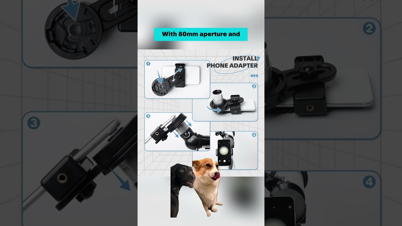 Telescope 80mm Aperture 600mm - Astronomical Portable Refracting Telescope Fully Multi-coated High T