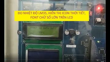 #TTVXL Hiển thị nhiệt độ theo font số lớn và icon thời tiết trên LCD