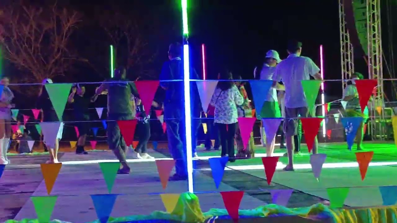 รำวง งานปิดทองวัดสถิต สิงห์บุรี