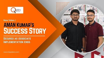 Aman Kumar’s Journey: From MSc CSE to Associate Implementation Engineer | QSpiders Success Story