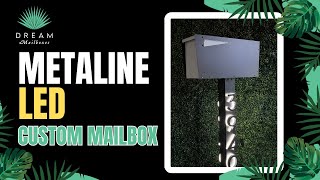 Metaline LED Mailbox: Sleek, Modern Design with Built-In Lighting!