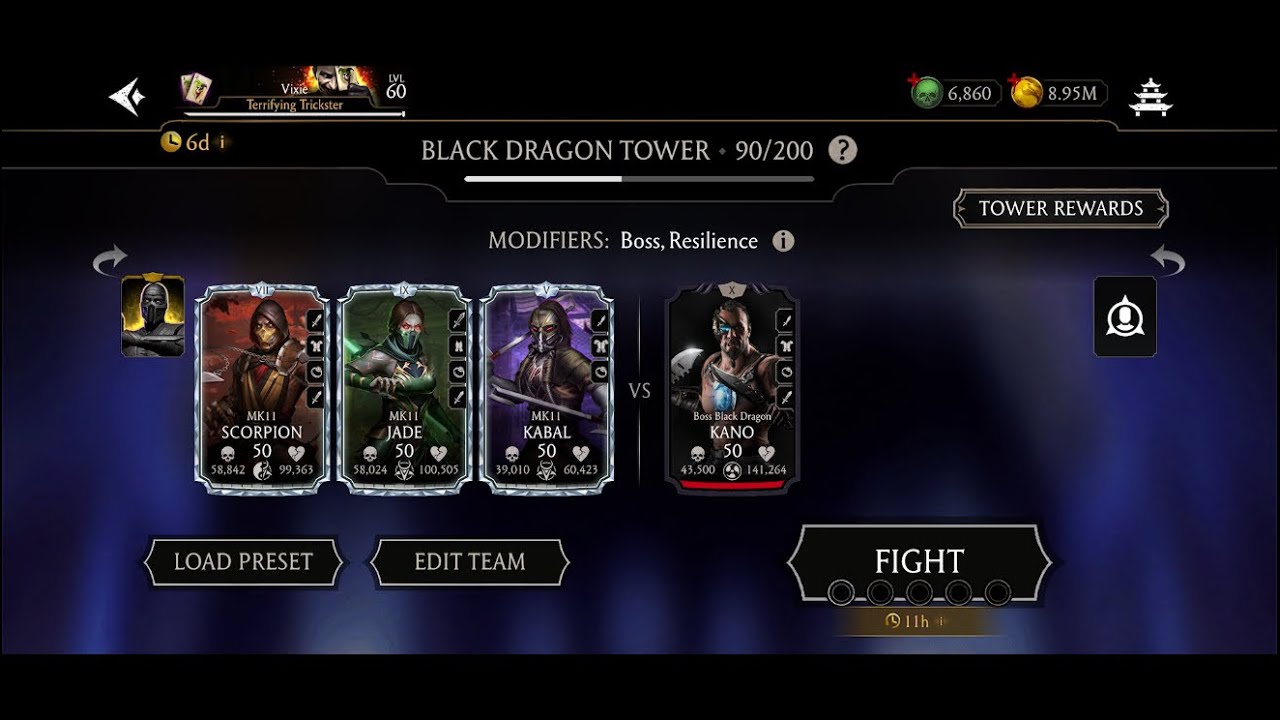 BLACK DRAGON TOWER VS BLACK DRAGON TOWER FINAL