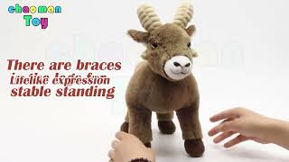 Recyclable Plush Zoo Stuffed Animal Wholsale | Wild Antelope Stuffed Toy