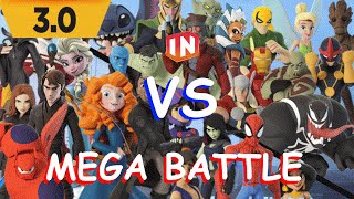 Disney Infinity 3.0 MEGA BATTLE!! (no commentary)