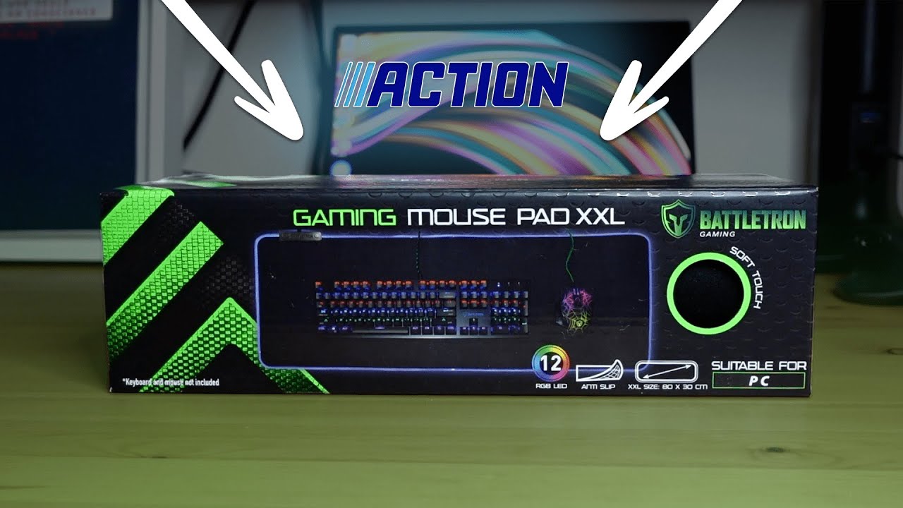 Tapis de souris de Battletron Gaming XXL - Siècle des Lumières LED