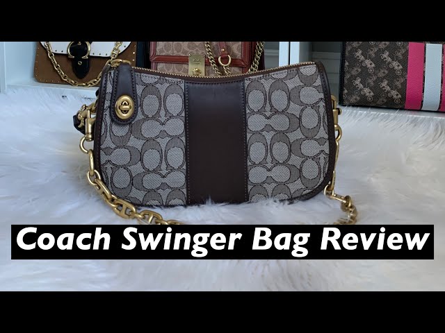 Coach Swinger Signature Jacquard Shoulder Bag