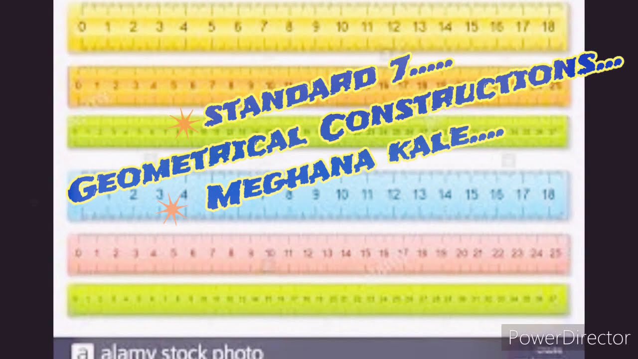 Standard 7==chapter number 1 **Geometrical Constructions... - YouTube