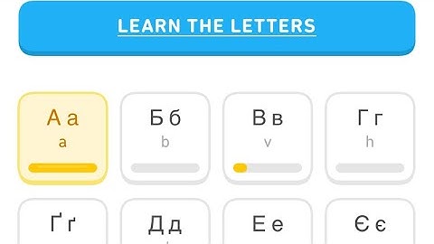 *Let’s learn Ukrainian with Duolingo Alphabet