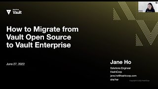 migrating from vault oss to vault enterprise for compliance, scale and availability