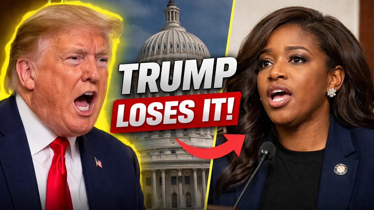 Trump LOSES IT After Crockett Says THIS on LIVE TV