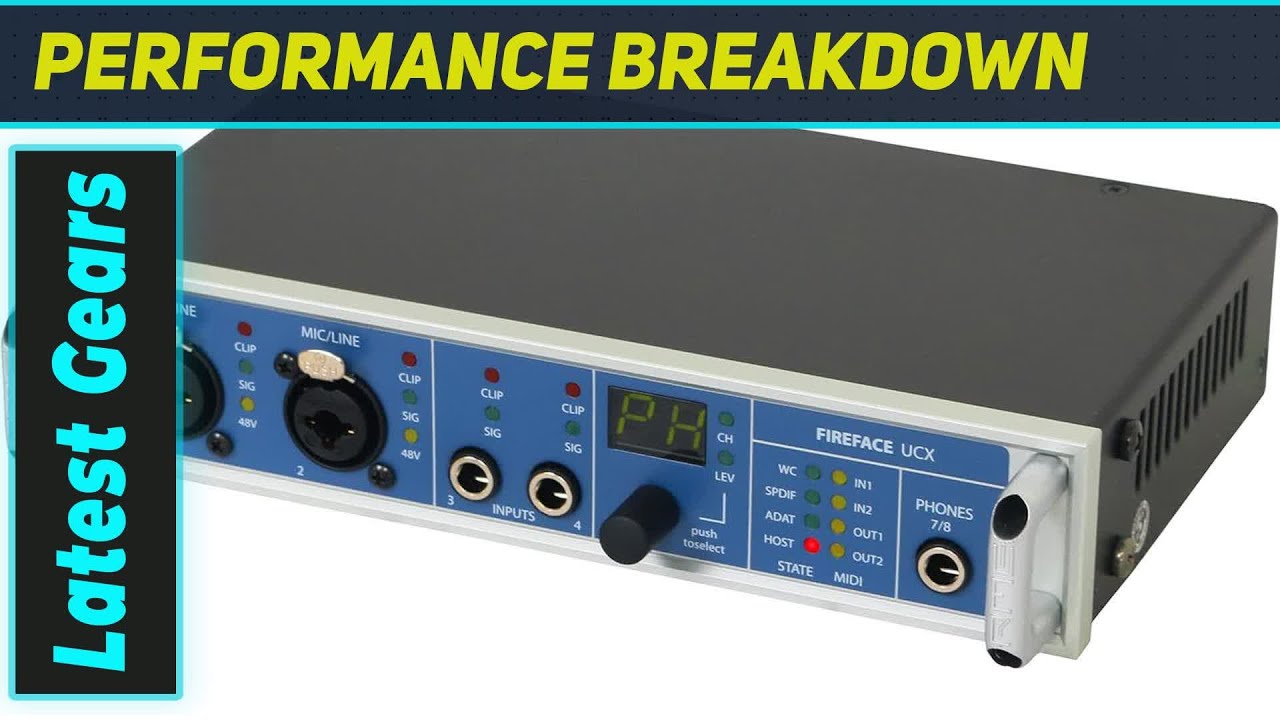 RME Fireface UCX: The Ultimate Compact Audio Interface - YouTube
