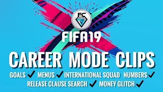 FIFA 19 Career Mode Clips (including Gameplay & Money Glitch) FIFA 19 Career Mode Clips (including Gameplay & Money Glitch)