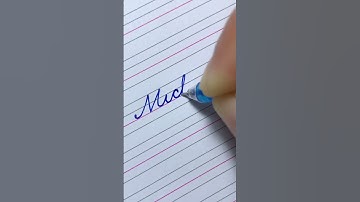 “Michael” Beautiful Name in Cursive Handwriting #cursivewriting #handwriting #calligraphy