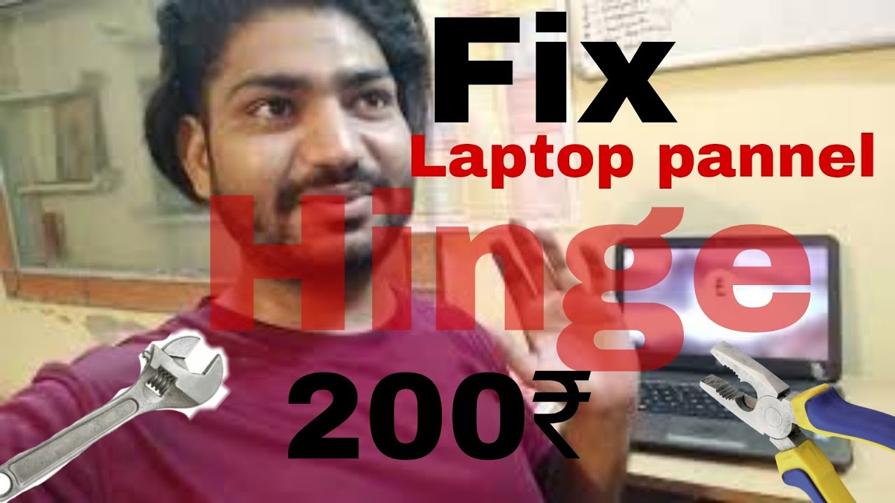 Fix laptop panel / hinge just in 200₹ repair . YouTube