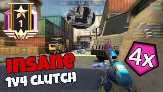 Critical Ops: CLUTCHING A 1V4 in a TIGHT SITUATION 😈🔥