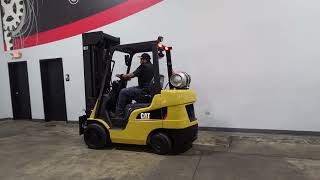 2017 CATERPILLAR 2C6000 6,000 LB CUSHION LPG FORKLIFT STK 13246