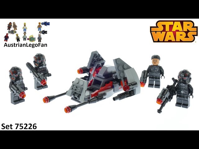 krigerisk varsel hensynsfuld Lego Star Wars 75226 Inferno Squad Battle Pack - Lego 75226 Speed Build  Review - YouTube