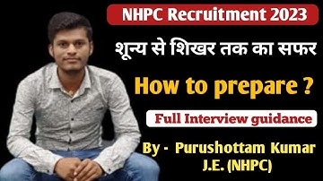 मैंने NHPC JE कैसे Qualify किया?By Purushottam Kumar||NHPC JE Selected Candiate Interview||Best Plan