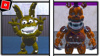 How To Get Nightmare Fredbear And Plushtrap Morphs In Fredbears Mega Roleplay - Roblox
