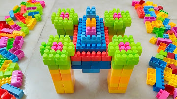 Satisfying DIY House ASMR/ Building Blocks/block game/Lego building blocks #asmr#buildingblocks#lego