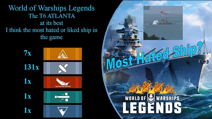 Atlanta most hated ship in the game? World of Warships Legends