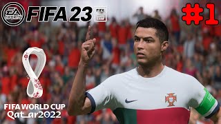 FIFA23 World Cup Qatar 2022 โปรตุเกส [EP1] - ฝอยทองบุกบอลโลกนำทัพโดยCR7 screenshot 4