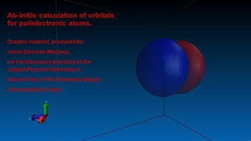 Magnesium Atom Orbitals. Performed using ab-initio method: Density Functional Theory (DFT).  #Atoms