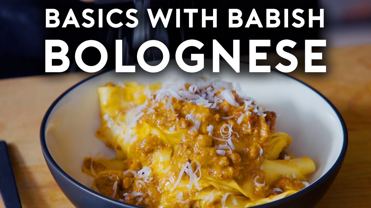 Bolognese | Basics with Babish | Babish Culinary Universe