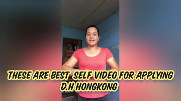 SELECTED BEST SELF VIDEO SAMPLES APPLYING D.H FOR HONGKONG , WATCH AND SHARES