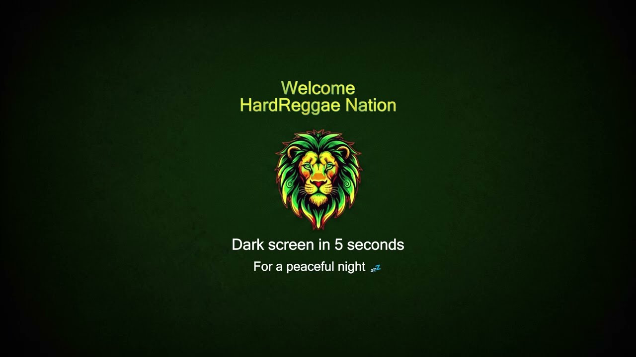 Reggae for Sleep 🌿🌙  Black Screen | Deep Roots Instrumental | Night Music