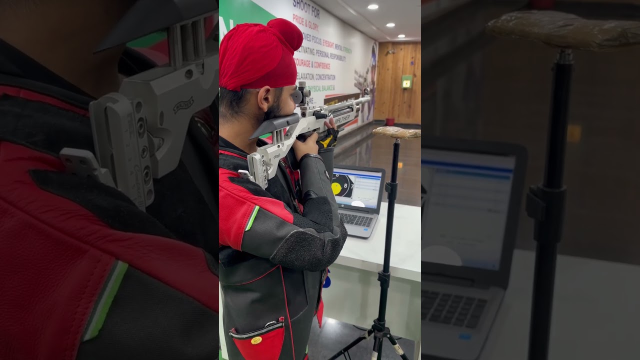 10m air rifle shooting training 