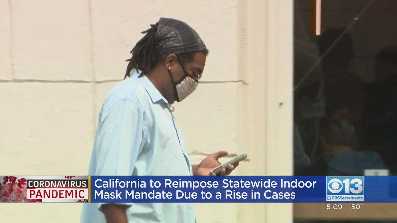 California Restores Indoor Mask Mandate As Post-Thanksgiving COVID-19 ...