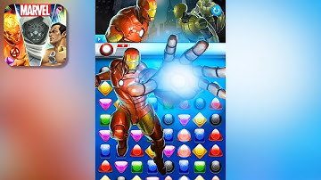 MARVEL Puzzle Quest - Gameplay Showcase (iOS, Android)