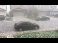 CRAZY GOLFBALL SIZED HAIL STORM