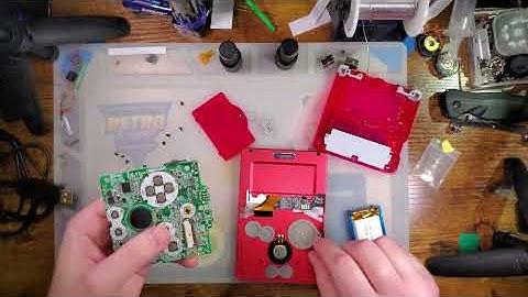 Giltesa Game Boy Advance SP USB-C Centered Mod