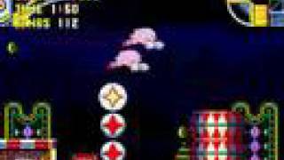Hyper Knuckles dies for no reason in Carnival Night Zone