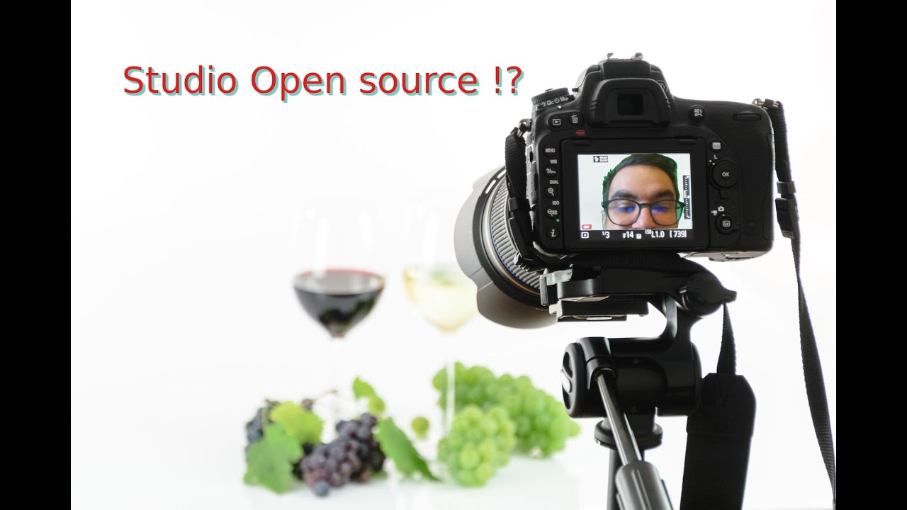 Comment faire un studio photo avec des logiciels gratuits et open sources.