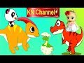 Trò chơi KN Channel BÚP BÊ LẠC VÀO THỜI TIỀN SỬ KHỦNG LONG  tập 1 | TREX