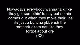 Forgot About Dre Lyrics