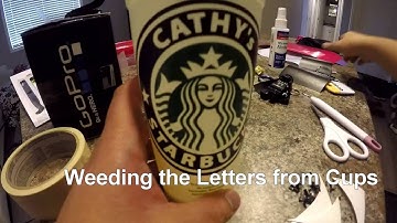 Personalized your Starbucks Cups Using Cricut