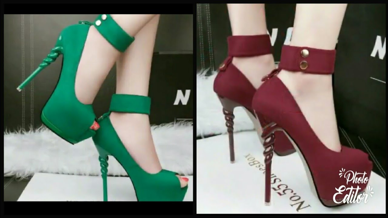 Latest  High Heel Sandal Designs 2018 /Stylish High Heels/Shoes For Women