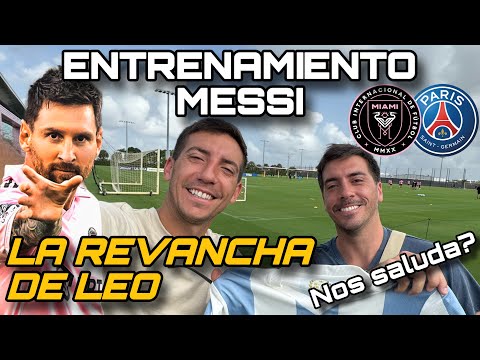 VIMOS A MESSI EN EL ENTRENAMIENTO. ASÍ SE PREPARA PARA GANARLE AL PSG. CÓMO SALE?
