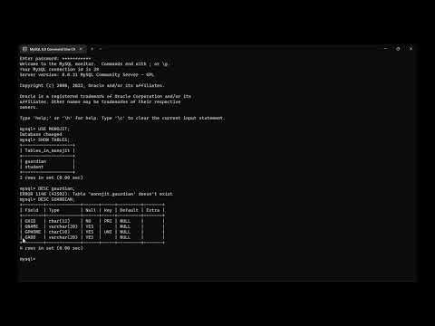 Adding attribute to an exitsting table in MySQL.