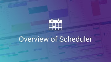 JavaScript Scheduler Overview - Webix