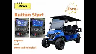 Keyless And Button Start The Golf Cart