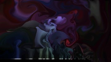 Music visualization with fluid simulation