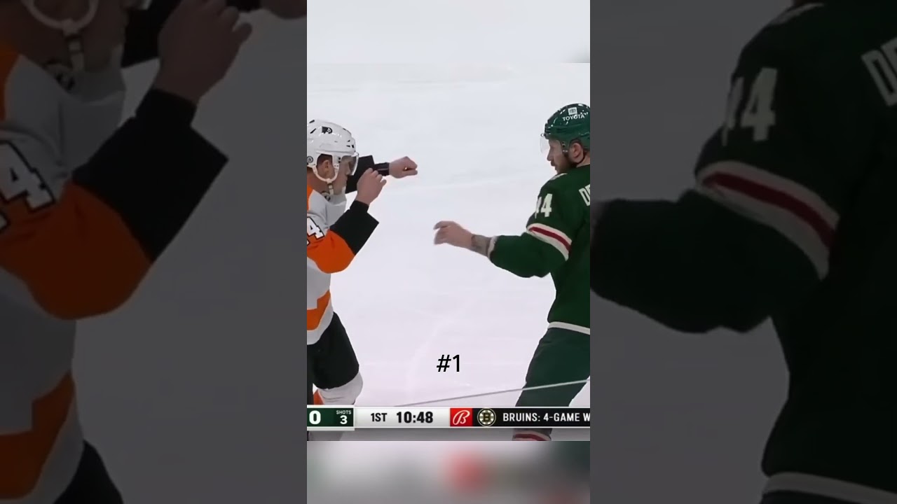 Top 3 Best Hockey Fights Of All Time 