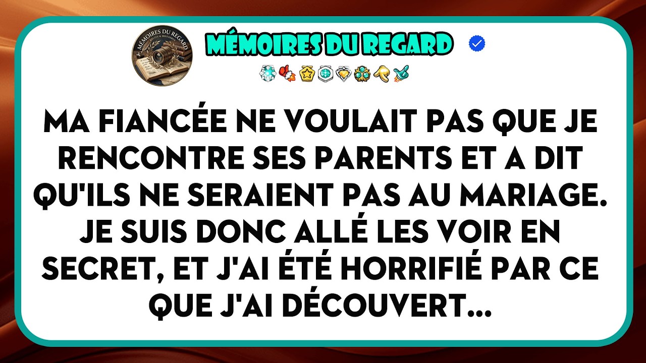 « Nico, il faut que je te demande quelque chose. Où sont tes proches ? » Le silence autour de la table ce dimanche-là m’a glacé. Morgane a souri, figée. On était fiancés depuis onze mois, elle...