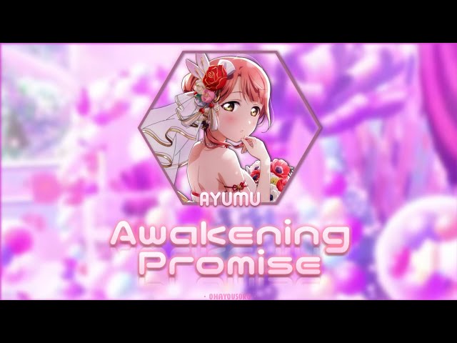 Awakening Promise - Ayumu Uehara - [KAN/ROM/ESP] / Lyrics. class=